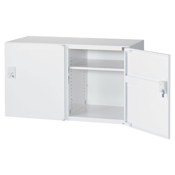 【受注生産品】生興 クウォール 2人用パーソナルボックス 自動施錠ボタン錠 上下兼用 W900×D450×H525mm RW45-N205H-AB[ オフィス家具 収納 収納家具 ]