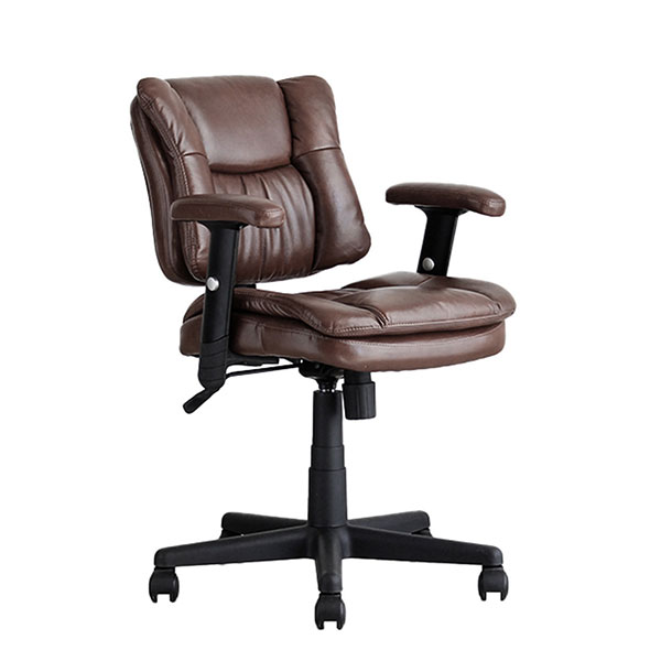オフィスチェア バナー レザーブラウン BNR 東馬