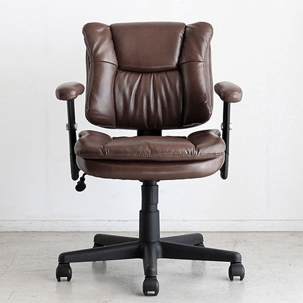 オフィスチェア バナー レザーブラウン BNR 東馬 [2]