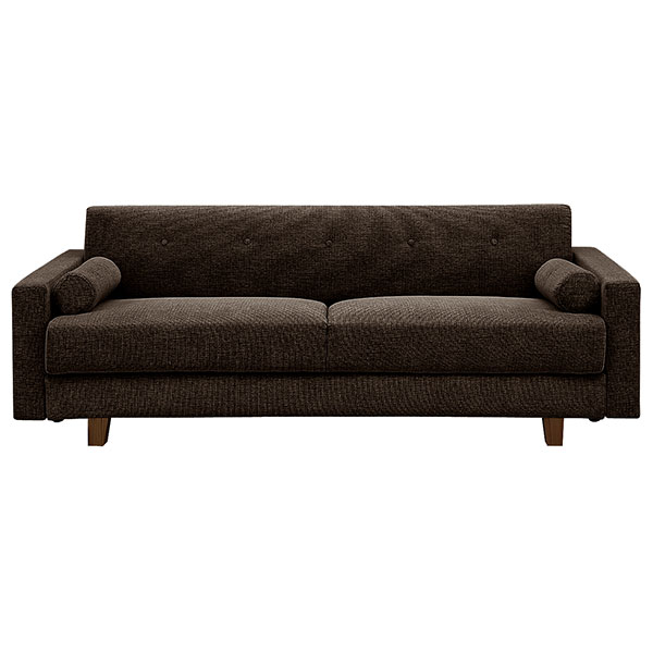 ソファベッド バサラIII ダークブラウン 幅1960mm 奥行810mm 高さ950mm 関家具 470676