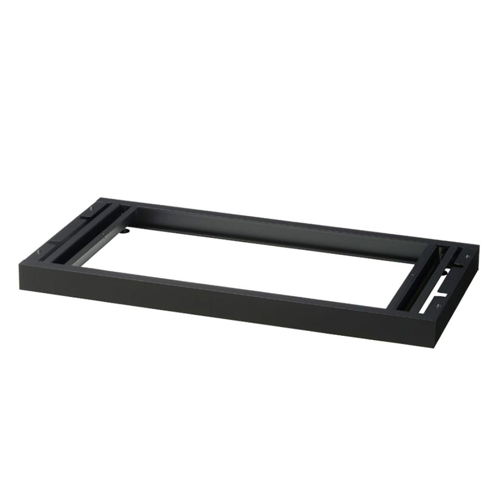 辦公家具 - スチール書庫用 W900 ベース アジャスター付 ブラック RK45-NB オフィス収納 クウォール 生興