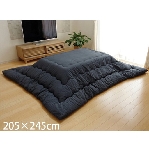 イケヒコ 先染め 厚掛こたつ布団 刺し子 長方形 205×245cm ネイビー イケヒコ 先染め 厚掛こたつ布団 刺し子 長方形 205×245cm ネイビー