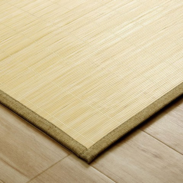 イケヒコ CXHプレーン 竹ラグ 180×180cm アイボリー CXHP180180[ バンブー 竹 ラグ カーペット 天然素材 丈夫 抗菌 防臭 消臭 ]