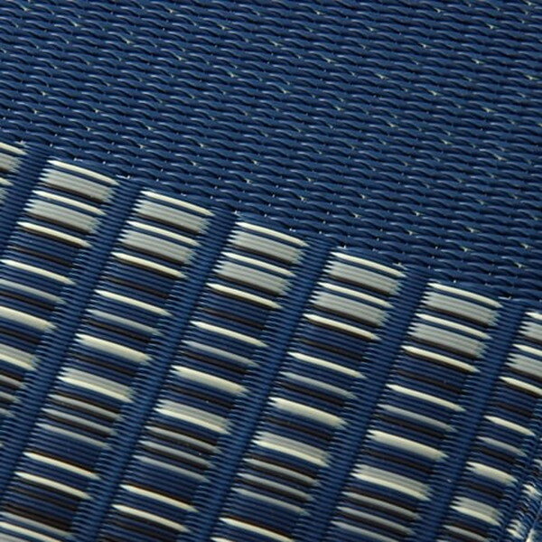 イケヒコ ポリプロピレンラグ ウィード 本間3畳 (191×286cm) ネイビー WED191286 [ 洗える PPラグ ラグ カーペット 国産 日本製 ]