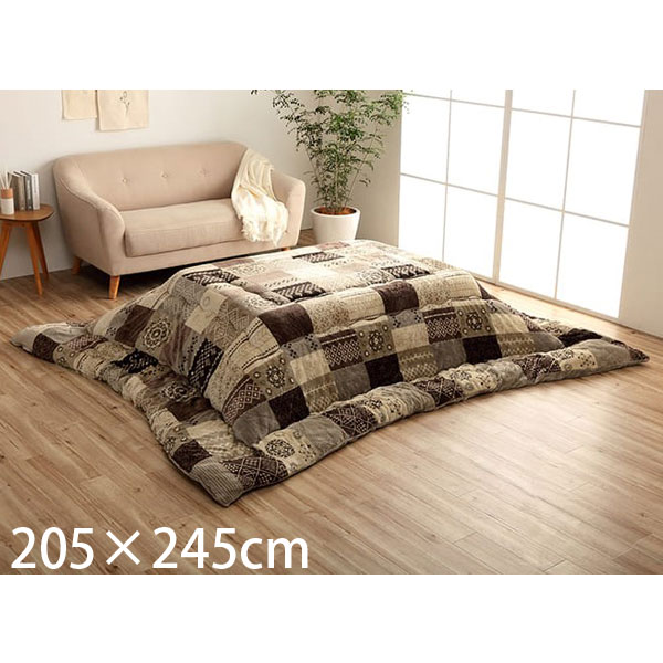 Rakuten - イケヒコ スターシャ こたつ布団 撥水加工 長方形 205×245cm ベージュ G7800639 [ こたつ 掛け布団 厚掛け はっ水 日本製 ]