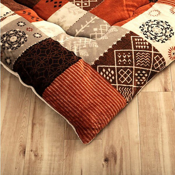 イケヒコ スターシャ こたつ布団 撥水加工 長方形 205×285cm オレンジ G7800659 [ こたつ 掛け布団 厚掛け はっ水 日本製 ] [2]