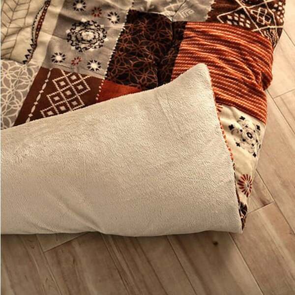 イケヒコ スターシャ こたつ布団 撥水加工 長方形 205×285cm オレンジ G7800659 [ こたつ 掛け布団 厚掛け はっ水 日本製 ] [3]