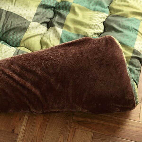 イケヒコ 大河 こたつ布団 市松模様 長方形 205×285cm グリーン G6032829 [ こたつ 掛け布団 厚掛け 和モダン 日本製 ] [3]