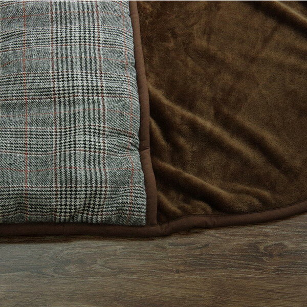 イケヒコ バラン こたつ布団 ハイタイプ 長方形 205×235cm グレー BRN205235 [ こたつ 省スペース 高脚用 ボックス型 洗える ]