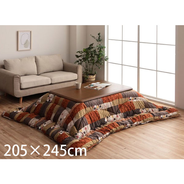 イケヒコ 京好み こたつ布団 日本製 長方形 205×245cm ベージュ G5913939 [ こたつ 掛け布団 厚掛け 和..