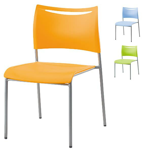 【受注生産品】アイリスチトセ ミーティングチェア スタッキングチェア 塗装タイプ 軽量 背・座樹脂 LTS-4Z [会議イス 学校 体育館 公民館 チェア いす 椅子 集会場 業務用 会議用椅子 会議椅子 会議室 オフィス家具 スタッキングチェア]