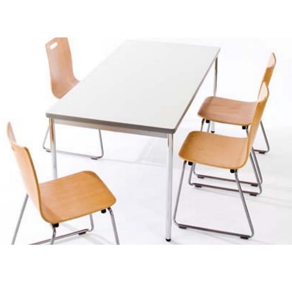 アイリスチトセ ミーティングテーブル スタンダードオフィステーブル 樹脂エッジ W1500×D750×H700mm CSOT-1575M [会議用テーブル 会議テーブル 会議用デスク 会議デスク 休憩室 食堂 オフィス用 会議室 ワーキングテーブル 作業テーブル 作業机 テーブル]