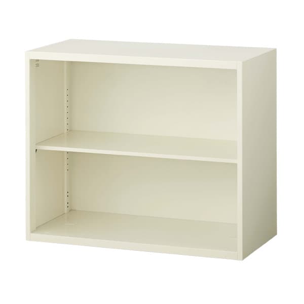 Rakuten - 生興 クウォール システム収納庫オープン書庫 W900×D450×H750 RG45-07K【下置の場合、別売ベース必須】[ スチール書庫 収納家具 オフィス用品 オフィス用 オフィス家具 事務所 書棚 収納 オフィス収納 書庫 オープン書庫 ]