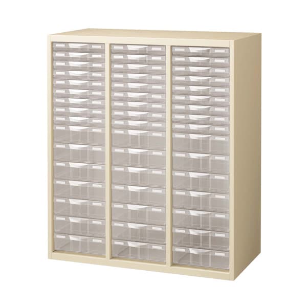 乐天商城 - 生興 クウォール システム収納庫プラスチックキャビネットW900×D450×H1050 RG45-N10C48C【別売ベース必須】[ 収納家具 整理ケース オフィス家具 オフィス用 オフィス用品 オフィス収納 ]