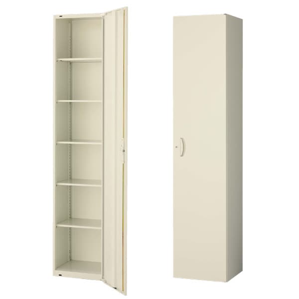 Slim Kitchen Racks - 生興 クウォール システム収納庫片開き書庫 すきま書庫W450×D450×H2100 RG45-21H45【別売ベース必須】[ 書庫 スチール書庫 スチール製 収納家具 壁面収納 壁面家具 すきま収納 鍵つき 保管庫 オフィス家具 オフィス用 オフィス用品 オフィス収納 ]
