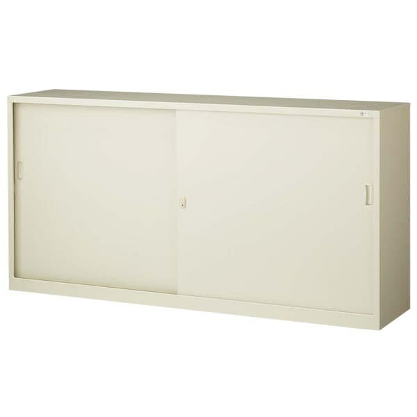 Rakuten - 生興 スタンダード書庫 スチール戸引違書庫(D400) W1760×D400×H880 G-63SS[書庫 引戸書庫 引き違い書庫 スチール書庫 収納家具 オフィス家具 事務所 キャビネット 書棚 本棚 シェルフ 収納 オフィス収納 業務用]