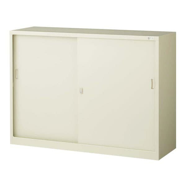 ■ 商品スペック安心定番のスチール書庫サイズW1210×D400×H880mm有効内寸法：W1160×D340×H787mm棚板寸法：W1190×D310×H20mm重量36kg材質本体、扉：スチール製、紛体塗装(ニューグレー色)取手：ABS樹脂(再生15%)耐荷重棚板1枚当り：50kg形態完成品備考グリーン購入法適合製品本体、扉：ニューグレー鍵付付属品：棚板2枚※ルート配送の為、時間指定はできません。※受注生産品については別途ご案内申し上げます。※お客様都合による返品・交換はお受けしておりません。※イメージ画像のその他の家具・小物は付属しておりません。※商品は原則、1階(軒先)または車上渡しとなります。【検索キーワード】通販 通信販売 配達 配送 楽天 オフィス家具 スタンダード書庫 ニューグレー スチール戸引違書庫 G-43SS 生興 セイコー SEIKOFAMILY 鍵つき 鍵付き 鍵あり 鍵有り マイナンバー対策 マイナンバー対応 個人情報保護 セキュリティ 防犯