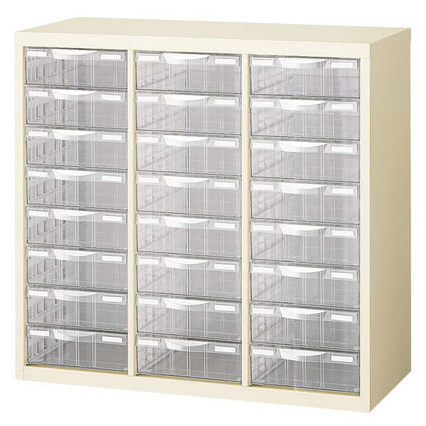 生興 A4判整理ケース 書庫内収納型 プラスチック引出し W777×D340×H750 A4G-P308L [本棚 収納家具 整理..