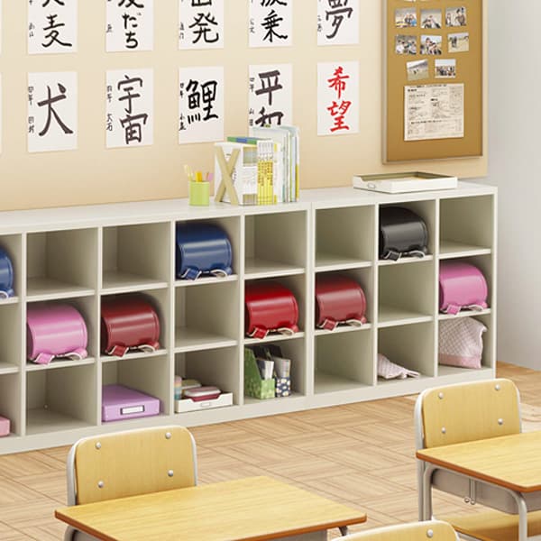 生興 背面ロッカー(D400) ニューグレー色 3列3段 ロッカー 9人用(中棚なし) W1064×D400×H880 HLN-9 [スチールロッカー 9人用ロッカー 完成品 ロッカー 収納家具 オフィス家具 オフィス収納 会社 企業向け スチール製]