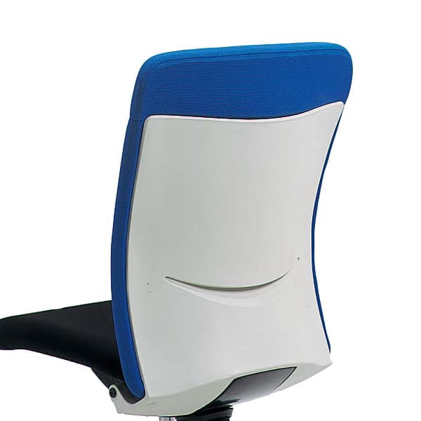 生興 ルルティモチェアー ホワイトシェルタイプ ハイバック 肘付 LLS-A40WH [白色 ...