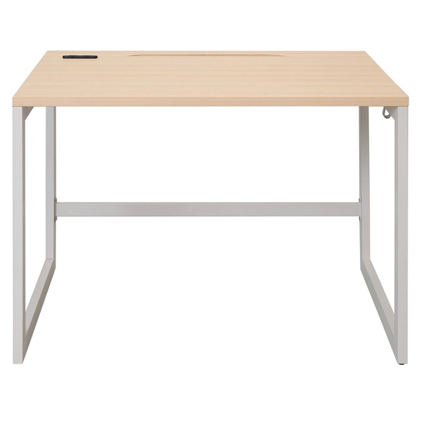 R・Fヤマカワ リスム デスク W1000×D700×H720mm ナチュラル×ホワイト脚 RFFLD-1070NA-WL