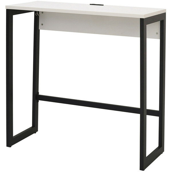 Rakuten - R・Fヤマカワ リスム ハイデスク W1000×D450×H1050mm ホワイト×ブラック脚 RFFHD-1045WH-BL