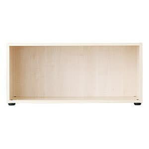 乐天商城 - Garage 収納庫(本棚) fantoni GL-040E白木 [書庫 木製書庫 ウッドラック ウッドシェルフ キャビネット 収納家具 壁面収納 壁面家具 オープンタイプ オープン書庫 本棚 書棚 オフィス家具 オフィス用 オフィス用品 オフィス収納]