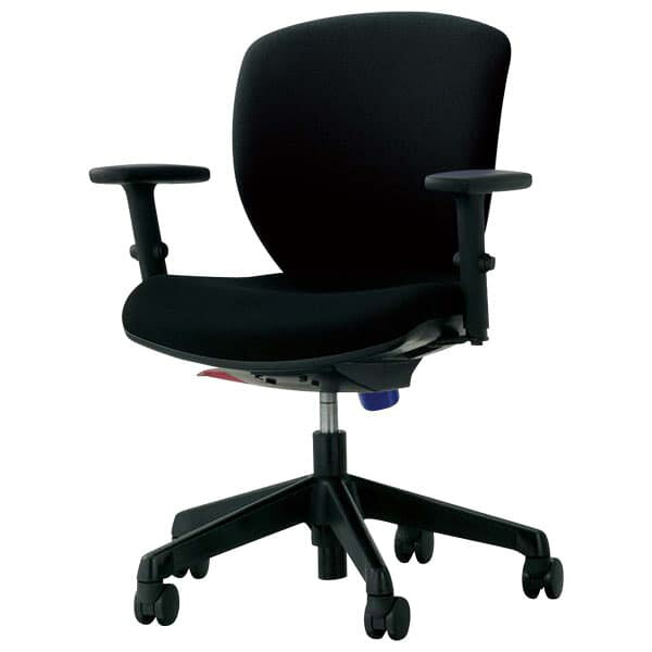 ライオン事務器 オフィスチェア シルフィード W620×D536×H800〜910(SH410〜520)mm No.1272F[ テレワーク 在宅勤務 在宅ワーク リモートワーク 自宅勤務 在宅 SOHO スマートオフィス ホームオフィス ] [2]
