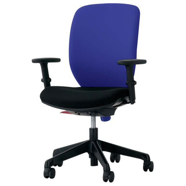 ライオン事務器 オフィスチェア シルフィード W620×D546×H895〜1005(SH410〜520)mm...