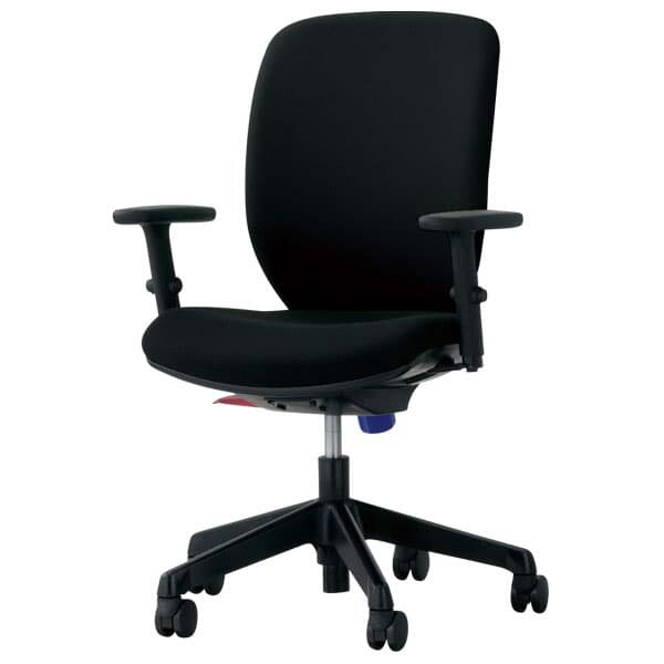 ライオン事務器 オフィスチェア シルフィード W620×D546×H895〜1005(SH410〜520)mm...
