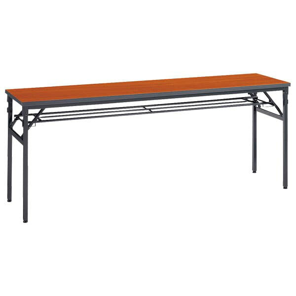 ライオン事務器 ゼミテーブル W1800×D450×H700mm TA-1845 [会議用テーブル 会議テーブル 会議用デスク 会議デスク 折りたたみテーブル 休憩室 食堂 テーブル オフィス用品 オフィス用 オフィス家具] [2]