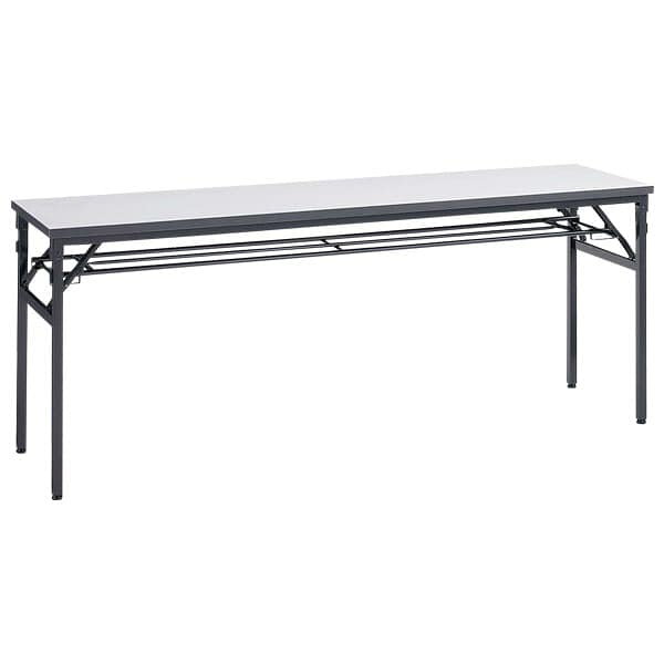 ライオン事務器 ゼミテーブル W1800×D450×H700mm TA-1845 [会議用テーブル 会議テーブル 会議用デスク 会議デスク 折りたたみテーブル 休憩室 食堂 テーブル オフィス用品 オフィス用 オフィス家具] [3]