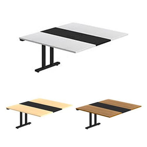 Rakuten - 【組立設置付】Garage NSフリーアドレスタイプ増設 幅120cm 奥行140cm メラミン仕様 NS-B127HMJ【単体使用不可】[ デスク フリーアドレスデスク オフィス家具 オフィス用 オフィス用品 ]