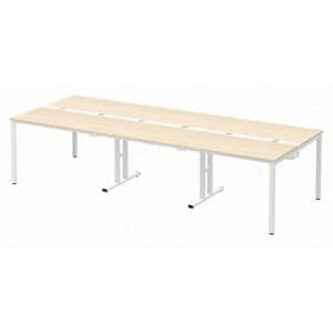 Garage フリーアドレスデスク 多人数用デスク MP-3012SS 幅300cm [デスク オフィス家具 オフィス用 オフィス用品]