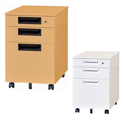 Garage スチールワゴン3段 SH-046SC-3 [キャビネット デスク デスク収納 ワゴン 脇机 収納家具 オフィス収納 オフィス家具 オフィス用 オフィス用品]