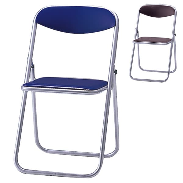 サンケイ 折りたたみ椅子 パイプイス アルミ脚 粉体塗装 ビニールシート張り SCF60-MX[折りたたみイス ..