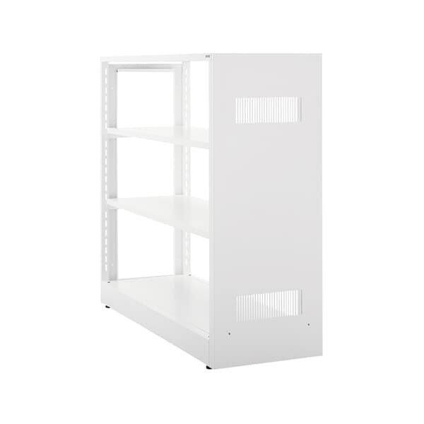 ライオン事務器 エンドパネル ITラックシステム W550×H1800mm ホワイト ITR-EP18 732-61 [物品棚 スチール製 スチール書庫 スチールラック PC収納 パソコンラック 収納家具 オフィス家具 オフィス用 オフィス用品 オフィス収納 白色]