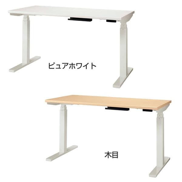 ライオン事務器 Be-fit ビーフィット 電動昇降デスク W1550×D675×H670〜1250mm BEF-F167 [濃灰色 暗灰色 暗色 テーブル デスク オフィスデスク 事務机 事務デスク 机 つくえ 事務用 オフィス家具 オフィス用 オフィス用品] [2]