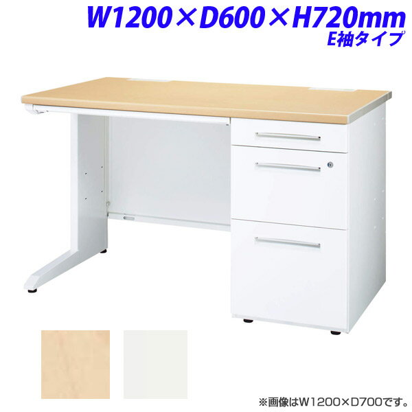 Rakuten - ライオン事務器 LDV ビジネスデスク 片袖机 片袖デスク E袖タイプ W1200×D600×H720mm LDV-M126SS-E [テーブル デスク オフィスデスク 事務机 事務デスク 机 つくえ 事務用 オフィス家具 オフィス用 オフィス用品]