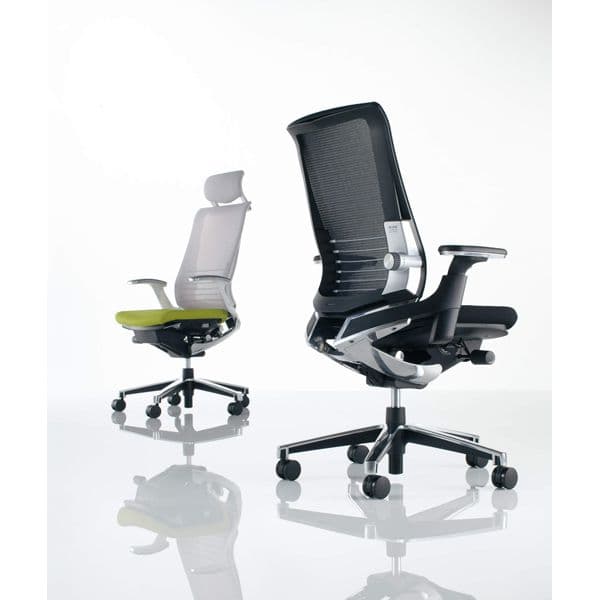 コクヨ(KOKUYO) エグゼクティブチェア オフィスチェアINSPINE(インスパイン) ナイロンキャスターCR-GA2511E6L7E6-W [事務用チェア オフィス家具 チェア 椅子 イス 事務椅子 デスクチェア パソコンチェア 革張り 高機能 INSPINE インスパイン]