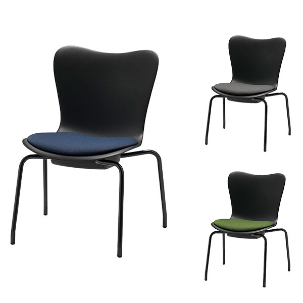 Rakuten - ミーティングチェア スタッキング ローチェア 座面高38cm CM561-MY
