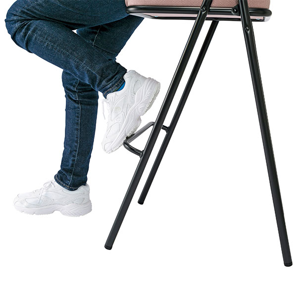 折りたたみ椅子 ハイチェア 座面高72cm 布張り CF73-MY [3]