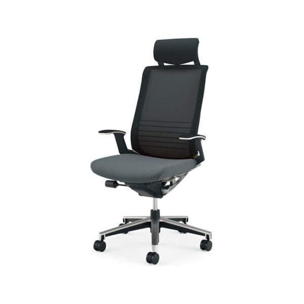 コクヨ(KOKUYO) オフィスチェアエクストラハイバック INSPINE(インスパイン)ナイロンキャスター CR-GA2505E6-W [事務用チェア オフィス家具 チェア 椅子 イス 事務椅子 デスクチェア パソコンチェア 高機能 INSPINE インスパイン] [2]