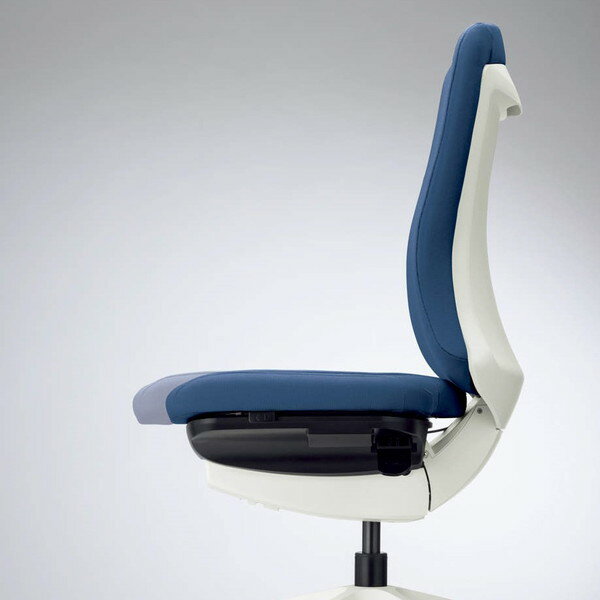 ライオン事務器 オフィスチェア バーサル ハイバック ブラックシェル ブラック脚 サークルアーム 布張り ブラック No.3526F-K [2]