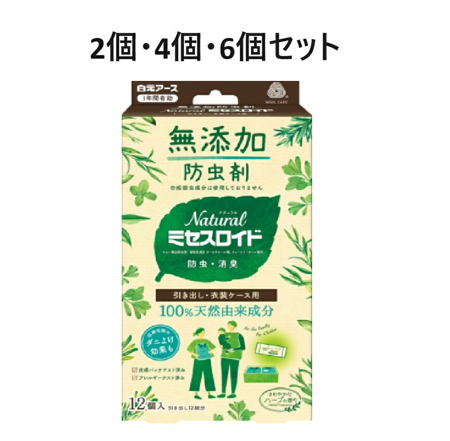【ポイント10倍キャンペーン当店バナーよりエントリー必須】【2個・4個・6個セット】Naturalミセスロイド引き出し用　12個入