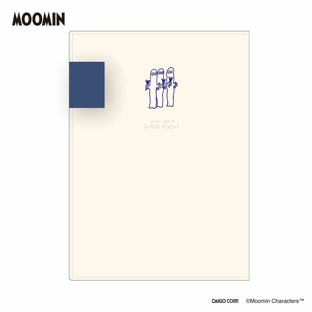 【ポイント10倍キャンペーン当店バナーよりエントリー必須】【数量限定】ムーミンブックカバー ニョロニョロ IV (N6053) ティータイム日記×ムーミン 大人かわいい 手帳カバー MOOMIN アイボリー