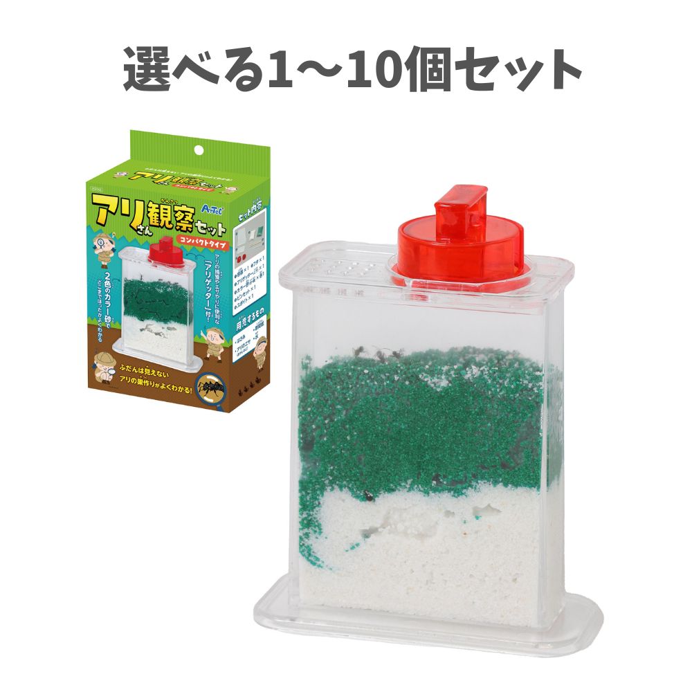 【ポイント10倍キャンペーン当店バナーよりエントリー必須】【選べる1～10個セット】アリさん観察セッ..