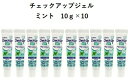 【ポイント10倍キャンペーン当店バナーよりエントリー必須】【お試し10本セット】チェックアップジェル 10g×10本ミント 試供品 旅行 便利 持ち歩き 保育園 幼稚園 小学校 学生 大人(4)