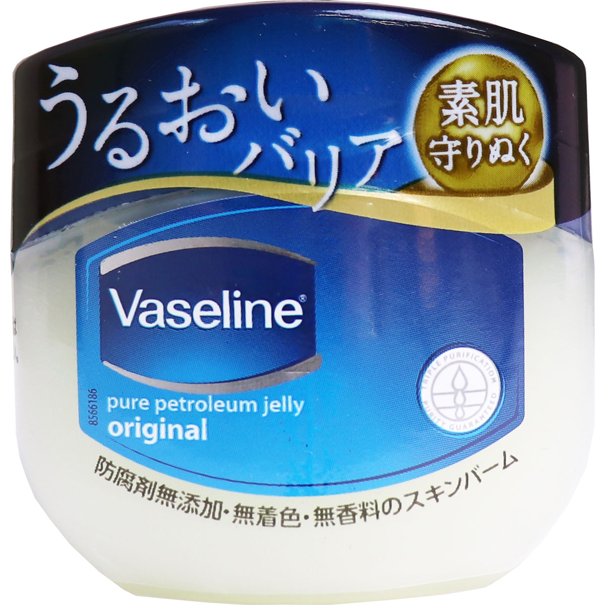 ヴァセリン オリジナル ピュアスキンジェリー 40g 乾燥の気になる部分の保湿ケアに！ やわらかくなめらかで、健やかな肌へ♪お肌をやさしく守り、うるおいを逃しません。唇、顔、手、足など、お肌全体にお使いいただけます。●乾燥による縦ジワや荒れがきになる唇ケアに。●乾燥しやすい目元、口元に。●水仕事のあとの手肌ケアに。●乾燥でささくれがちな指先に。●粉の吹きやすい肘、膝に。●硬いかかとに。●無香料・無着色・防腐剤無添加。【成分】ワセリン、酢酸トコフェロール、BHT【ご注意】・肌に異常が生じていないかよく注意して使用する。・傷・はれもの・湿疹等、異常のあるところには使用しない。・赤み・はれ・かゆみ・刺激、色抜け(白斑等)や黒ずみ等の異常が現れたときは、使用を中止し、皮ふ科医等へ相談する。そのまま使用を続けると症状が悪化することがある。・目に入ったときは、すぐに洗い流す。・直射日光のあたる場所、高温の場所に置かない。・横やさかさまにして保管しない。液がにじみ出る恐れがある。・乳幼児の手に届くところに置かない。 5