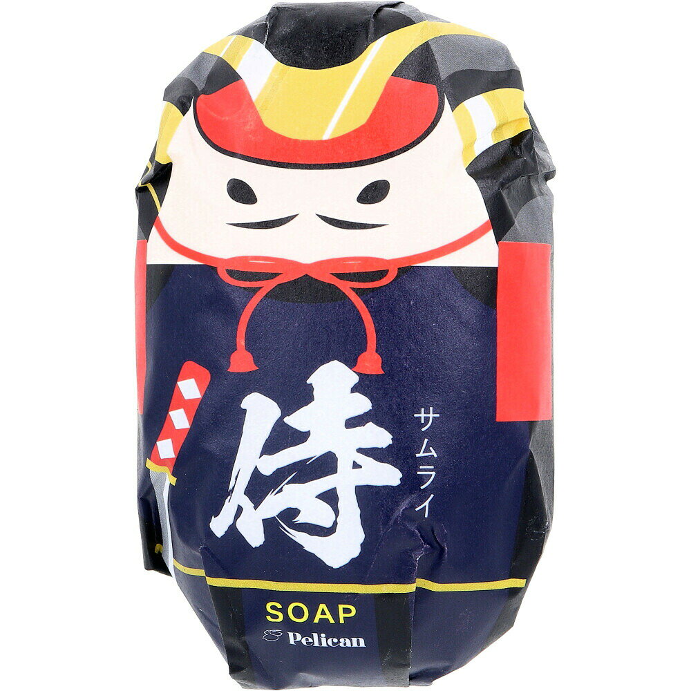 商品情報サイズ・容量個装サイズ：64X105X45mm個装重量：約190g内容量：180g製造国：日本【発売元：株式会社ペリカン石鹸】規格【化粧石鹸】和せっけん 侍品番：PWSPSI【成分】石ケン素地、水、香料、チャ葉、EDTA、EDTA-4Na、エチドロン酸、エチドロン酸4Na【ご使用上の注意】・お肌に異常が生じていないか、よく注意してご使用ください。・お肌に合わないときは、ご使用をおやめください。・傷やはれもの、しっしん等、異常のある部位にはお使いにならないでください。・目に入らないよう注意し、入った場合はすぐに水で洗い流し、異物感が残る場合は、眼科医にご相談ください。広告文責株式会社Office KannaTEL：082-847-2414【選べる1～5個セット】和せっけん 侍 180g 新緑の香り 化粧石鹸 サムライ おみやげに 訪日外国人に向けたお土産用の石鹸です。 商品説明 フレグランスソープ Green tea aroma●ひとつでプレゼント感溢れる180gという大きめのサイズと外国の方が好きなイラストと漢字を大きく配置し、目を引くデザインになっています。●香りは和を感じる新緑の香りです。★侍：命をかけて主君を守るため武芸と軍学を極めた者。※予告なく成分・パッケージが変更になることがございます。予めご了承ください。 1